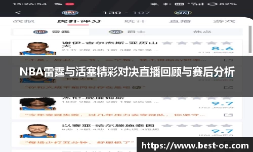NBA雷霆与活塞精彩对决直播回顾与赛后分析